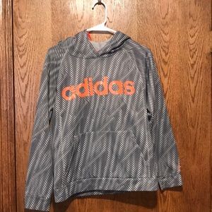 Adidas boys hooded shirt